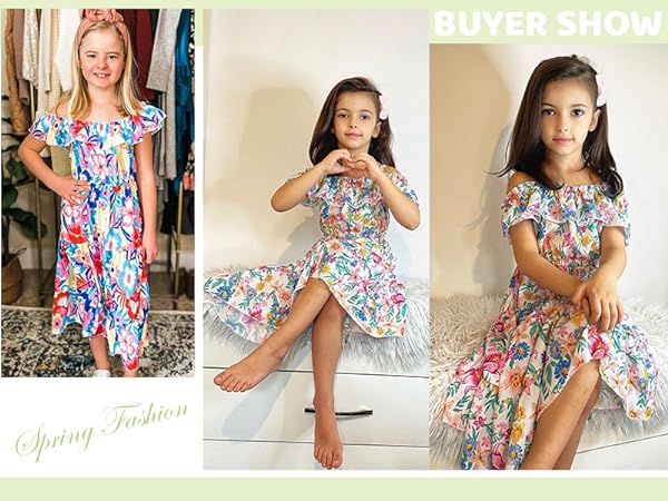 GIRLS FLORAL DRESS