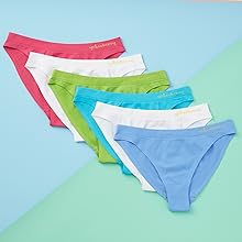 girls best tweens teens seamless undie panty panties most comfortable no panty lines full coverage