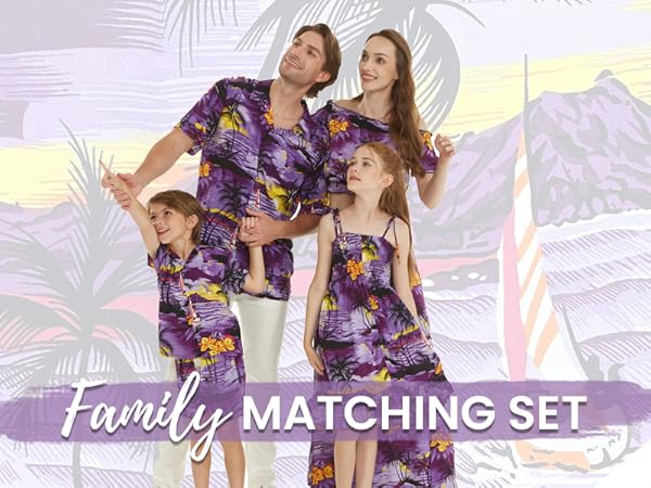 Sunset Purple - Family Matching