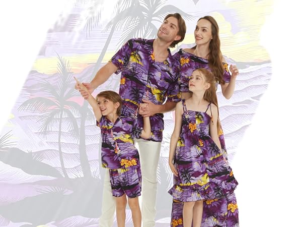 Sunset Purple - Family Matching