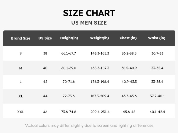 MEN SIZE