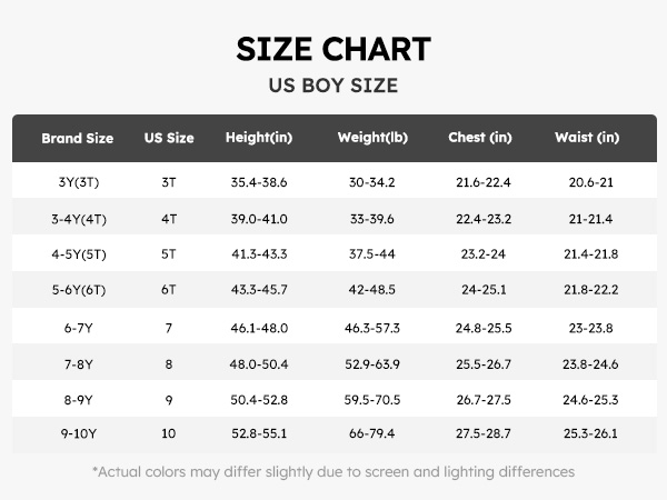 BOY SIZE