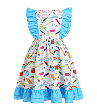 Back to School Dress for Girl