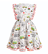 Back to School Dress for Girl