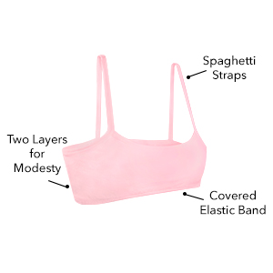 Fruit of the Loom Girl''s Spaghetti Strap Sports Bras