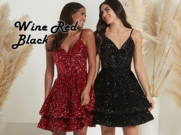 Wine Red Homecoming Dresses