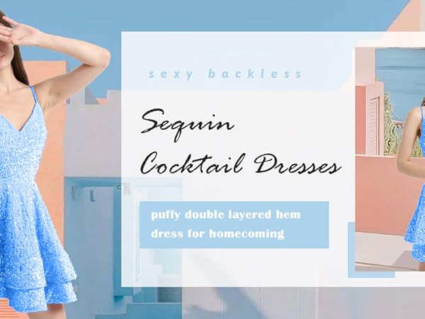 sky blue homecoming dresses