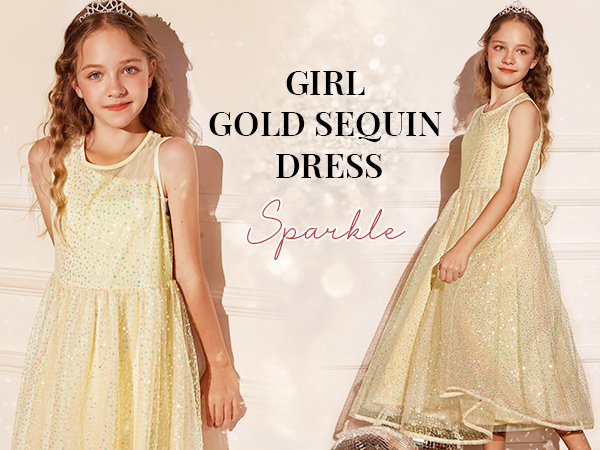 girl sequin party dress