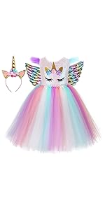 unicorn dress knee length