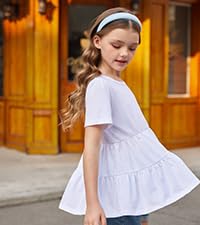 girls blouse short sleeve