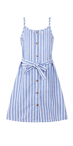 Girls Striped Dress