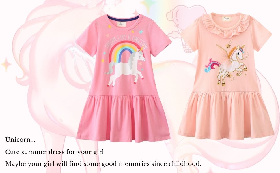 unicorn dress for girl