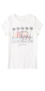 girls graphic tee t-shirt