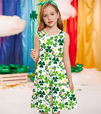 Girls Irish Midi Dress