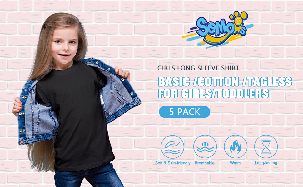 Girls Long Sleeve Shirts display