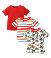 OPAWO Toddler Boy Shirts, Monster Truck Football Crabs Graphic Tees