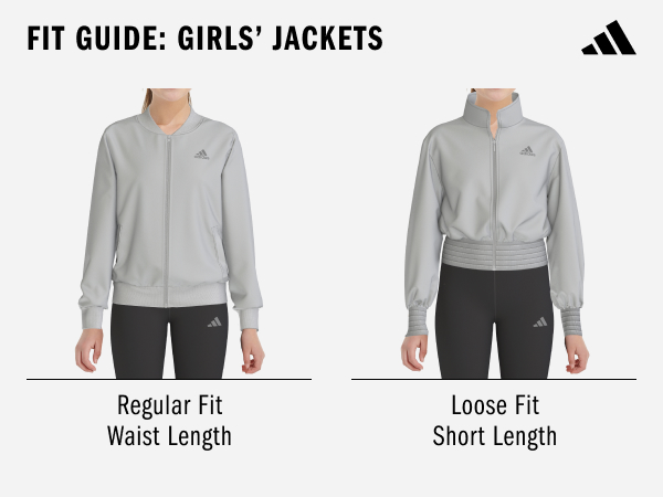 adidas girl''s jackets