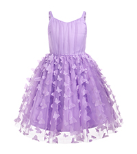 Toddler Butterfly Dress Birthday Princess Dress