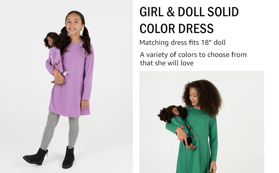 girl and doll dress