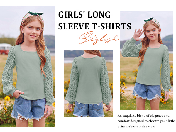 Girls Fashion Tops Blouse