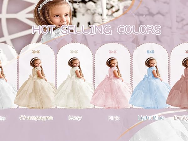 satin flower girl dress