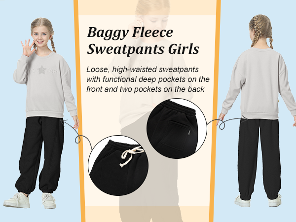 baggy sweatpants for girls 