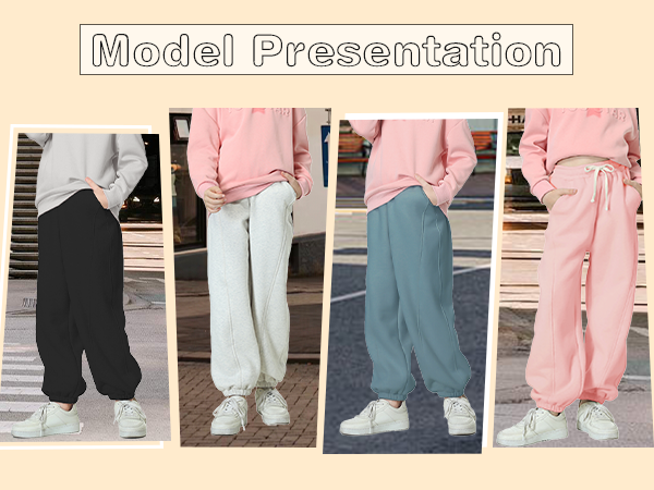 sweatpants for girls 10-12 