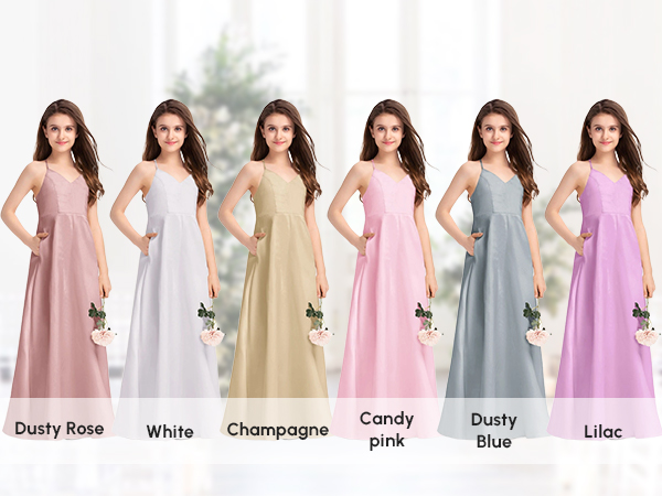  junior bridesmaid dress for teen girls 