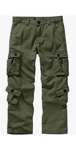 Boys Casual Cargo Pants