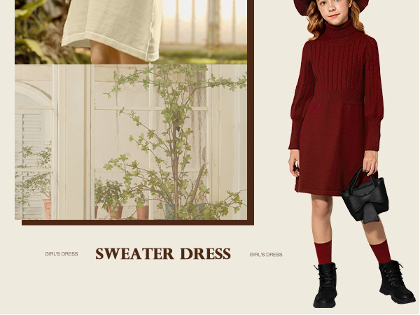 girls sweater dress