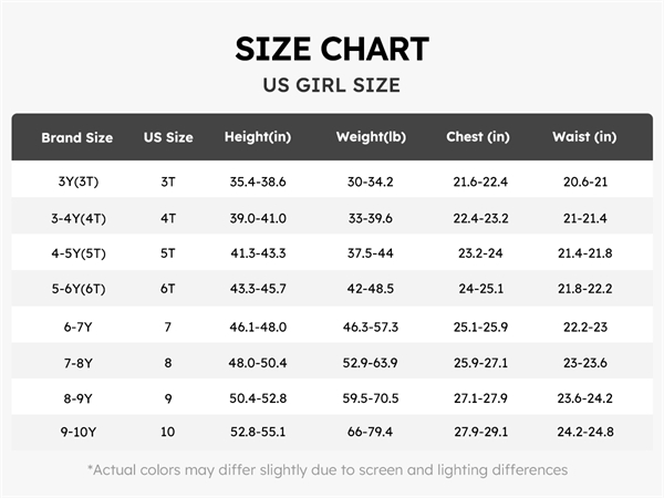 GIRL SIZE