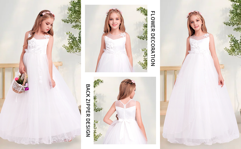 pageant dresses for girls white dress for girls girls formal dress ball gown dresses for girls