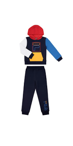 Fila Toddler Girls 2 Piece Hoodie Sweater and Jogger Sweatpant Set Baby Clothing 