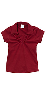 unik school uniform V neck shirts