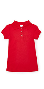 School uniform shirt with pocket