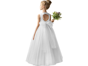 white flower girl dress for wedding white ball gowns white pageant dress white princess white dress