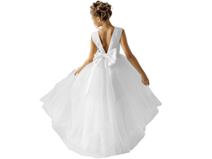 white flower girl dress whitr princess pageant dress puffy tulle flower girl dress for wedding