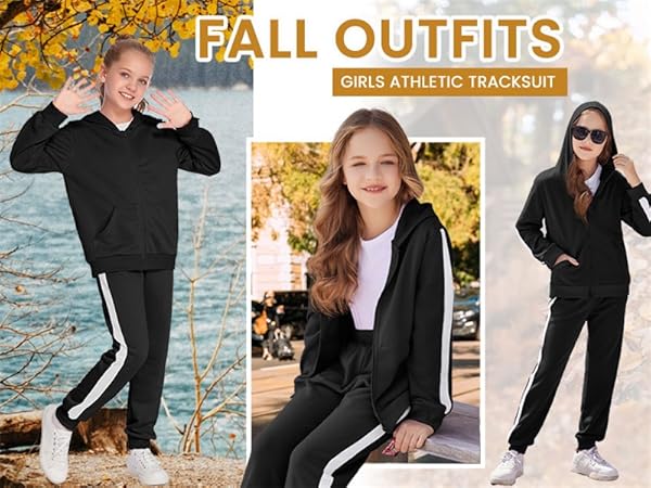 Zip Up Hoodie Sweatshirt and Sweatpant Sweatsuits