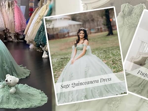 tulle lace quinceanera dresses ball gown