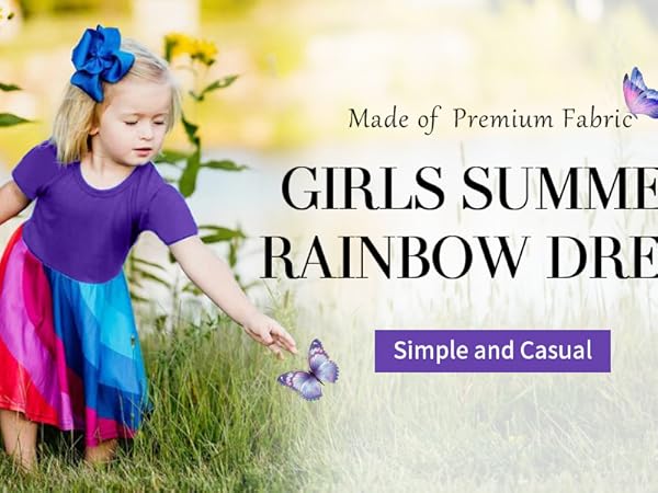 toddler rainbow dresses