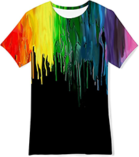 girls rainbow shirt