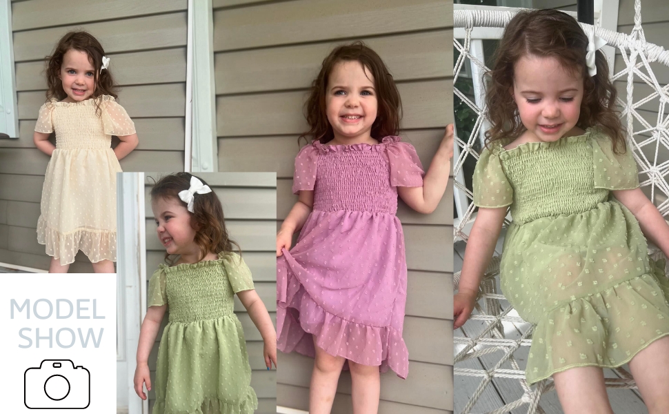 Toddler Girl Smocked Dress