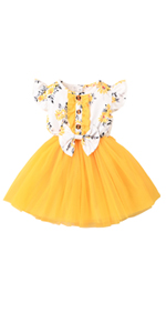 yellow tutu dress