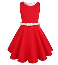 red girls dress