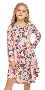 flora long sleeve dress