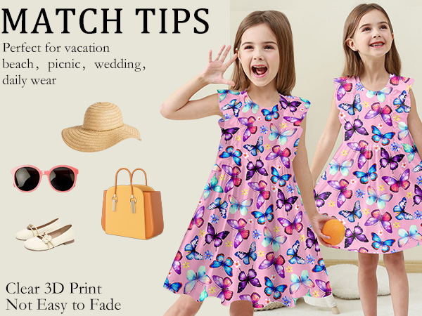 butterfly girls dress