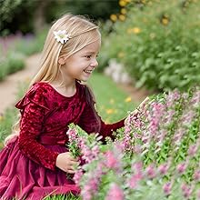 wine christmas dress for baby