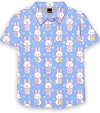 Kids Easter Button Down Shirt