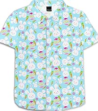 Kids Easter Button Down Shirt