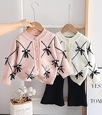 7040-girls winter cardigan sweater